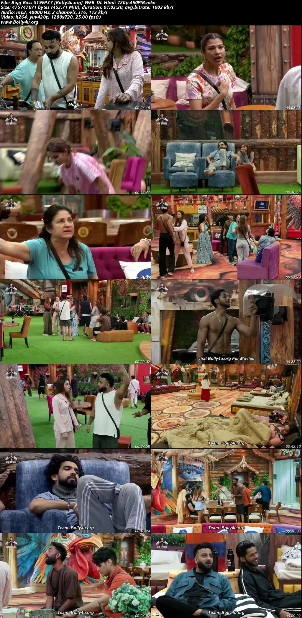 Bigg Boss 2025 WEB-DL Hindi S19EP37 Download 720p  480p
