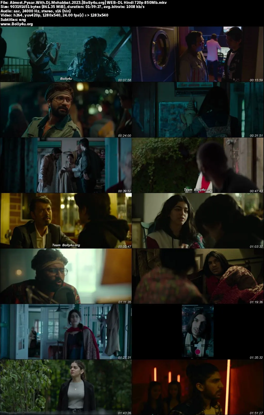 Almost Pyaar With DJ Mohabbat 2023 WEB-DL Hindi Full Movie Download 1080p  720p  480p