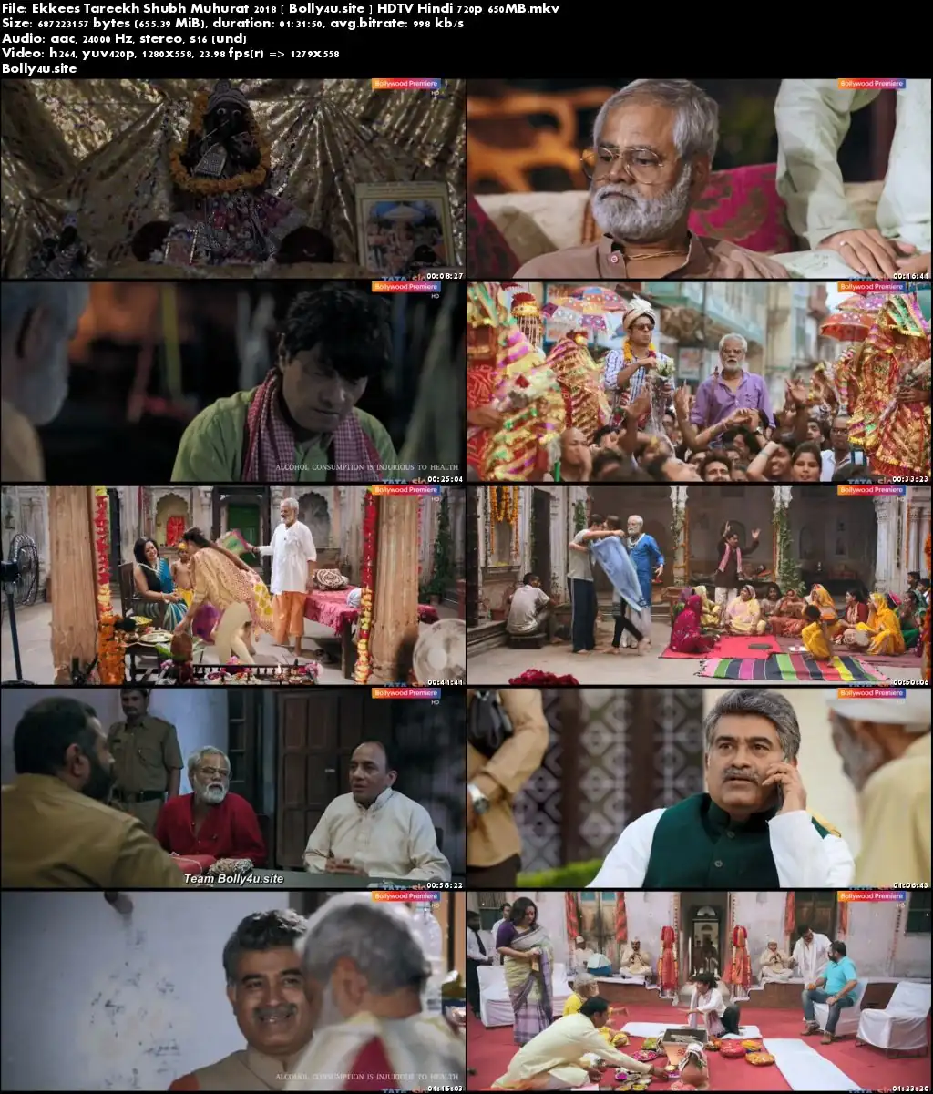 Ekkees Tareekh Shubh Muhurat 2018 HDTV 300MB Hindi 480p Download