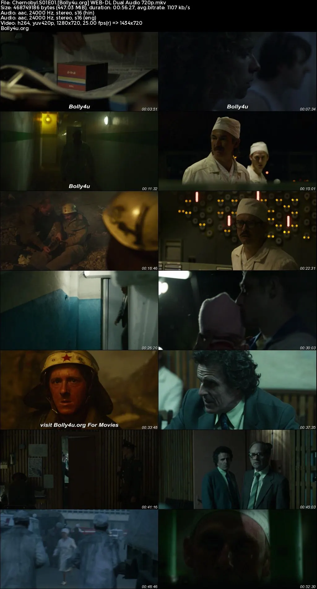 Chernobyl 2023 WEB-DL Hindi Dual Audio ORG S01 Complete Download 720p  480p