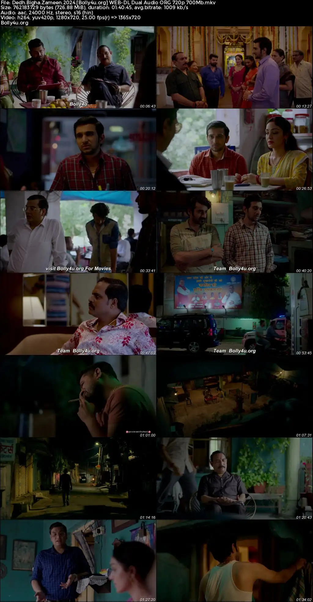 Dedh Bigha Zameen 2024 WEB-DL Hindi Full Movie Download 1080p  720p  480p