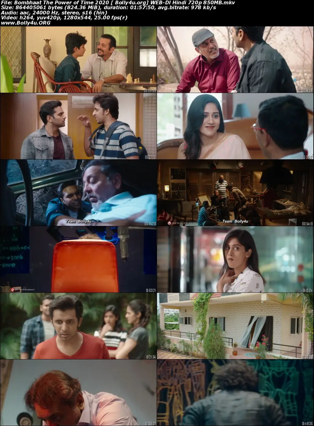 BomBhaat The Power of Time 2020 WEB-DL 850Mb Hindi Dubbed ORG 720p Download