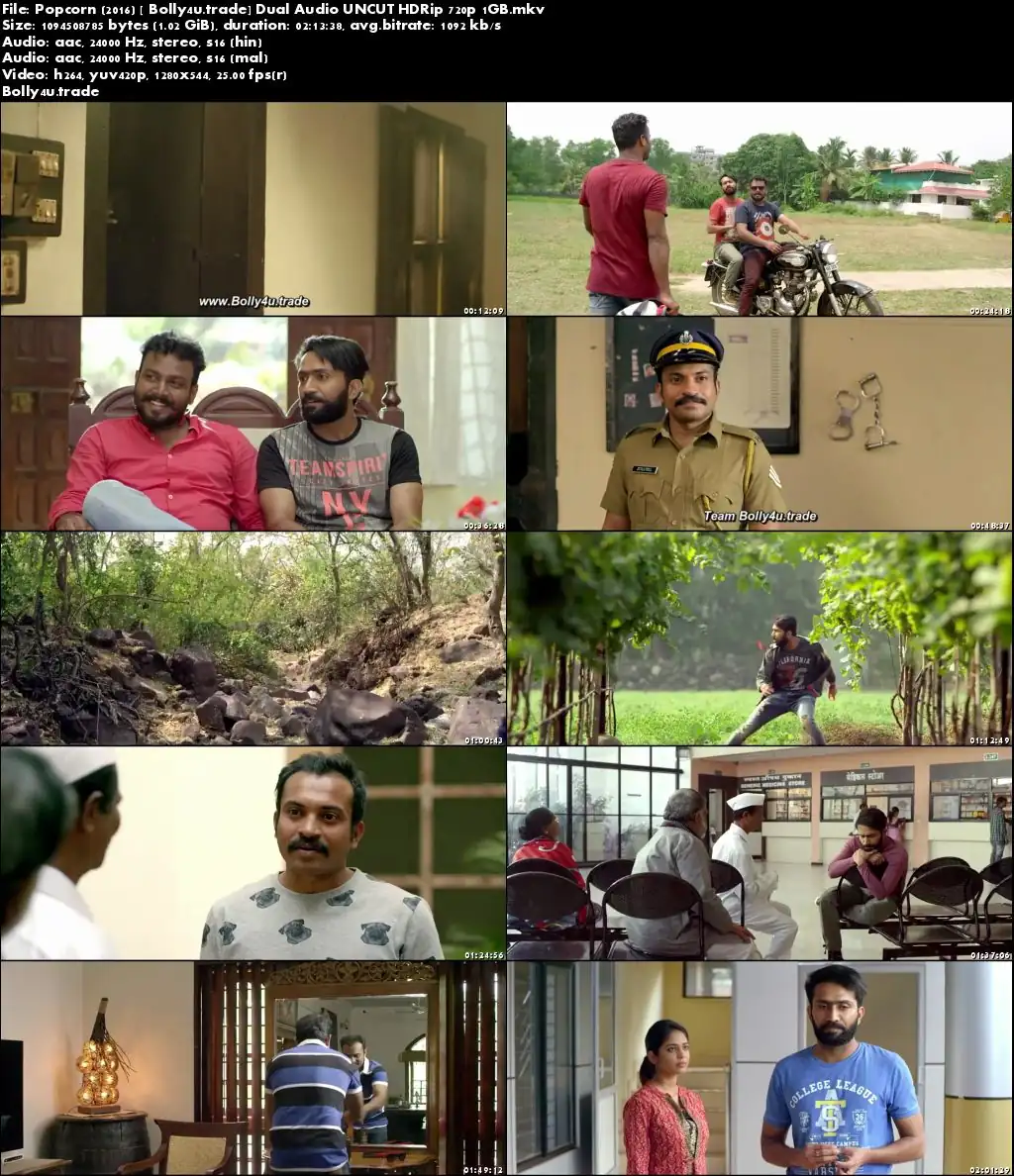 Popcorn 2016 HDRip 1GB UNCUT Hindi Dual Audio 720p Download