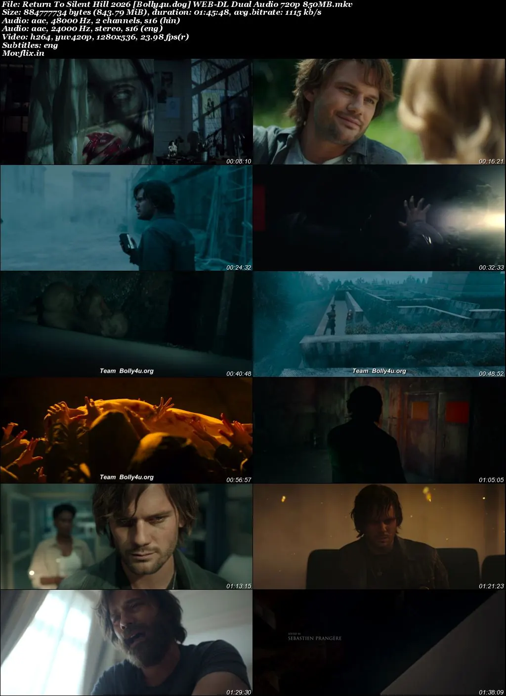 Return To Silent Hill 2026 WEB-DL Hindi Dual Audio ORG Full Movie Download 1080p  720p  480p