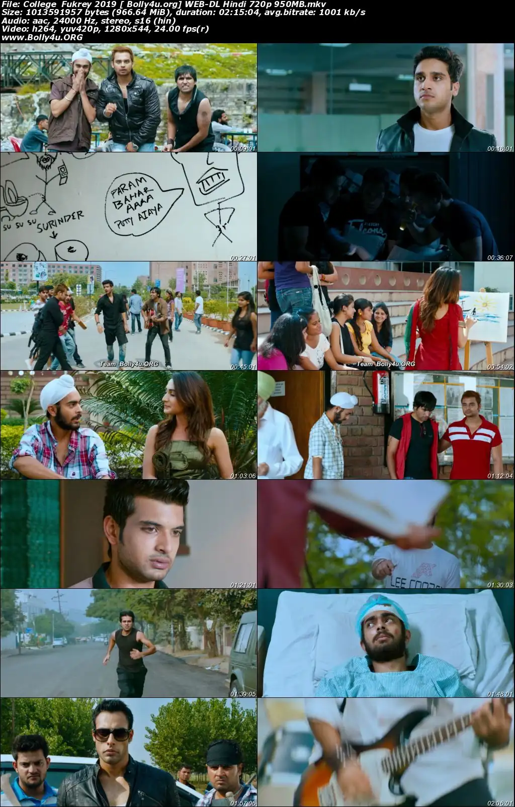 College Fukrey 2019 WEB-DL 950Mb Hindi Movie Download 720p