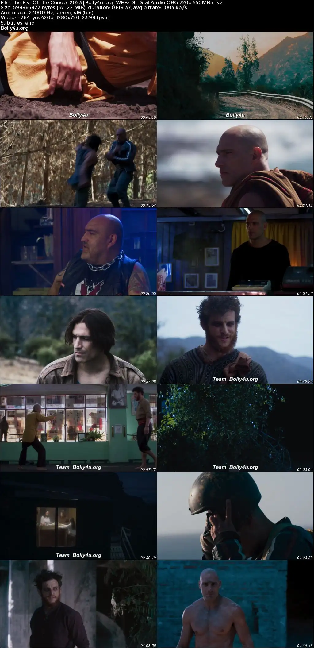 The Fist Of The Condor 2023 WEB-DL Hindi Dual Audio ORG Full Movie Download 1080p  720p  480p