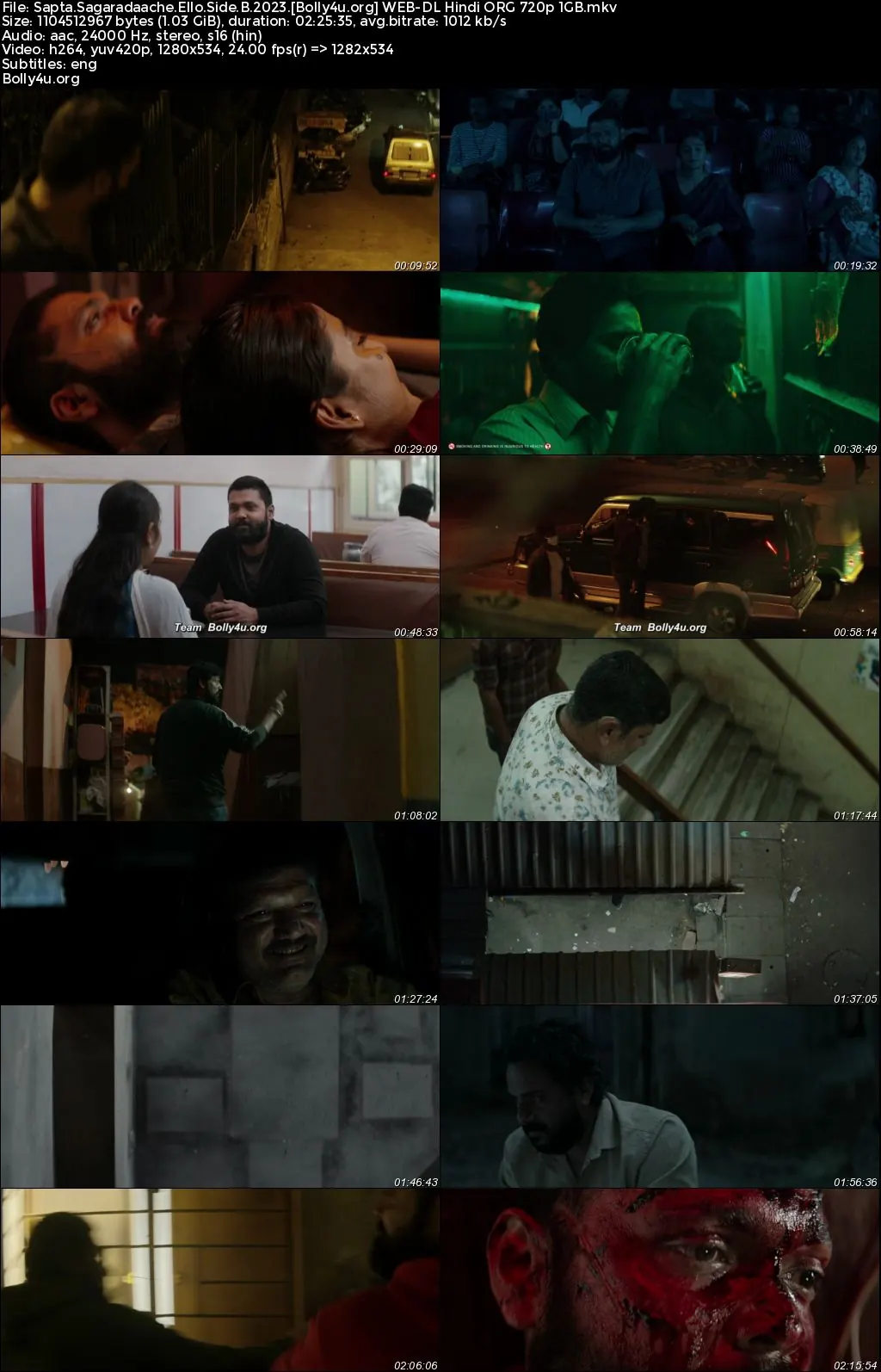 Sapta Sagaradaache Ello Side B 2023 WEB-DL Hindi ORG Full Movie Download 1080p  720p  480p
