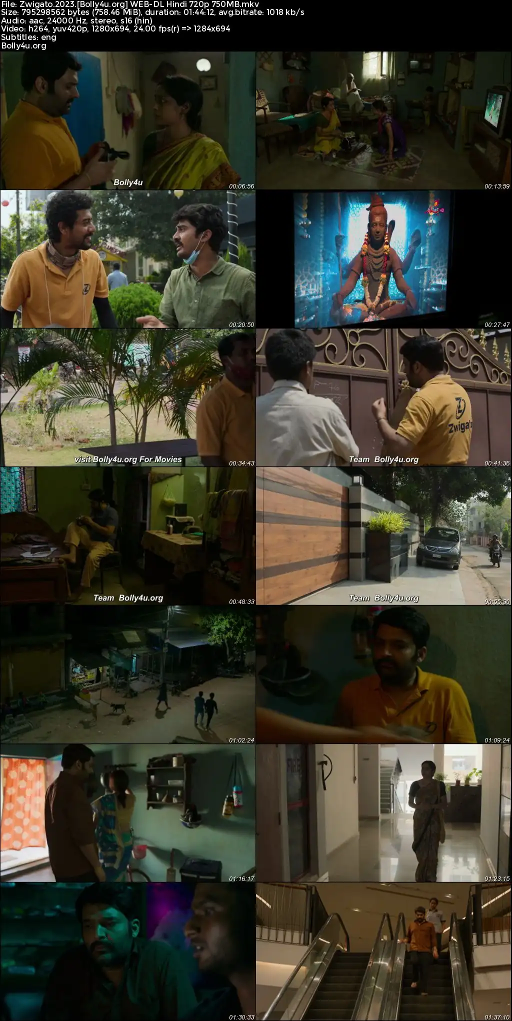 Zwigato 2023 WEB-DL Hindi Full Movie Download 1080p  720p  480p