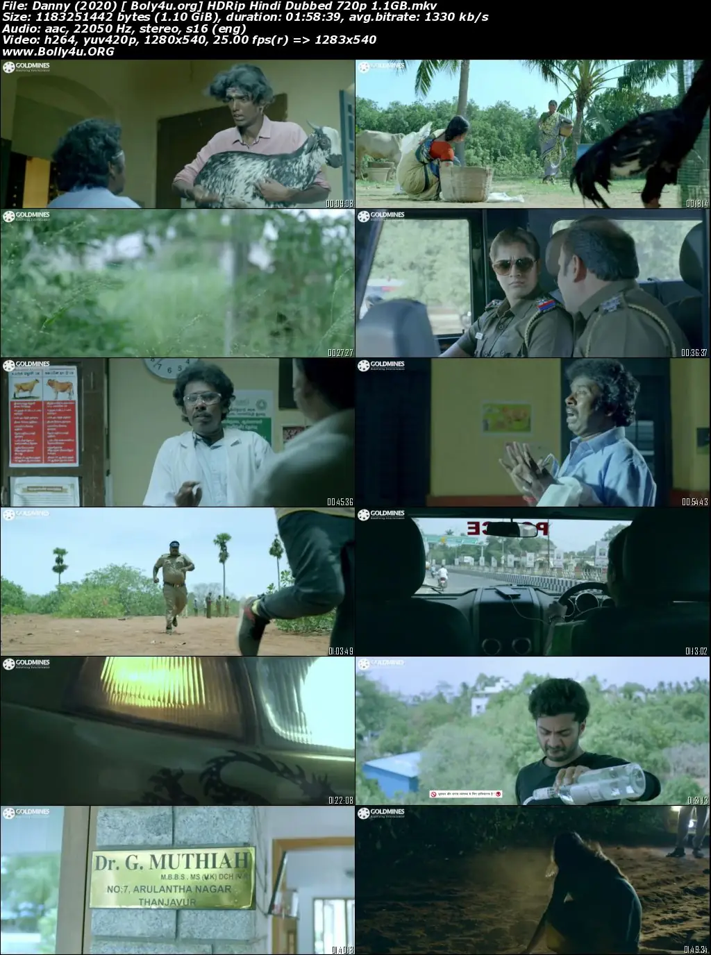 Danny 2021 HDRip 1.1Gb Hindi Dubbed 720p Download