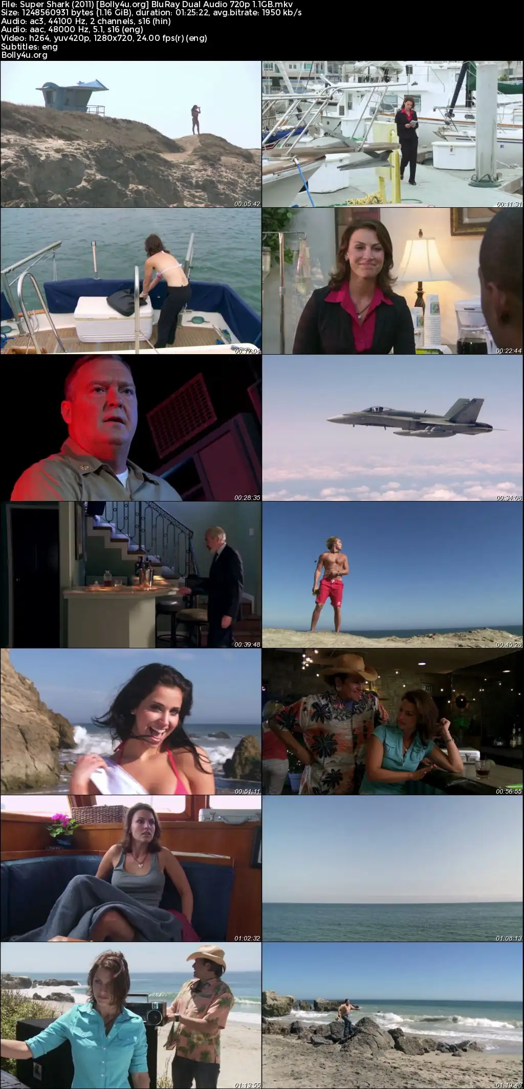 Super Shark 2011 BluRay Hindi Dual Audio Full Movie Download 720p  480p