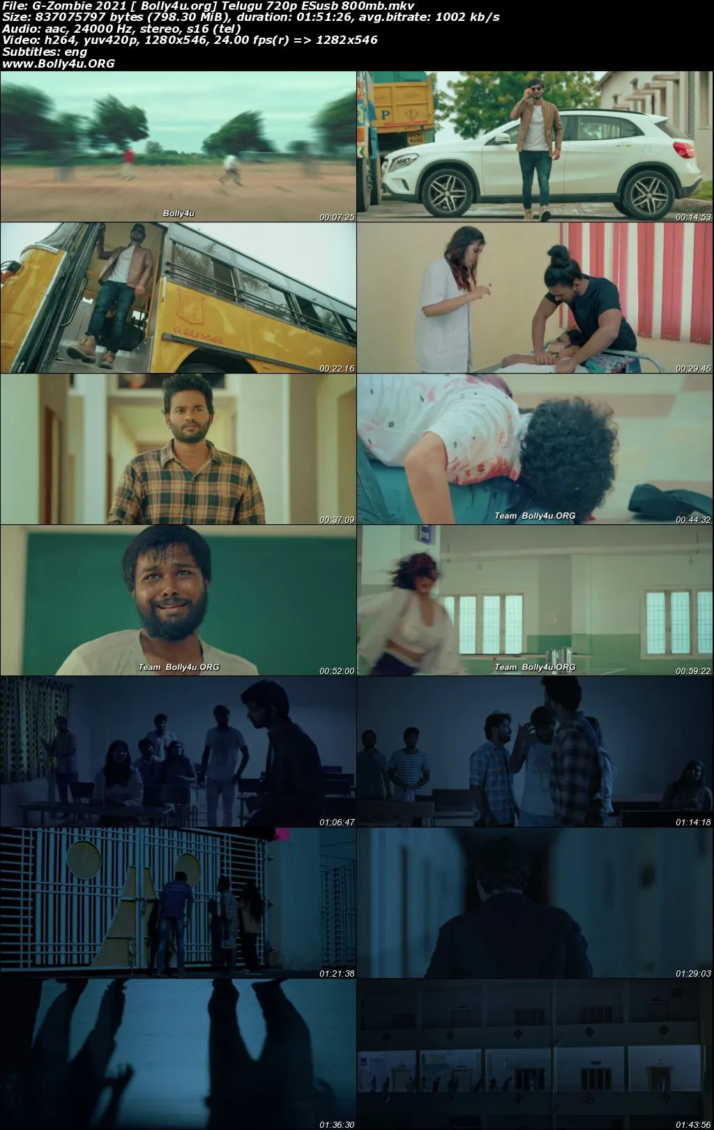 G-Zombie 2021 WEB-DL 300MB Telugu 480p ESubs Download