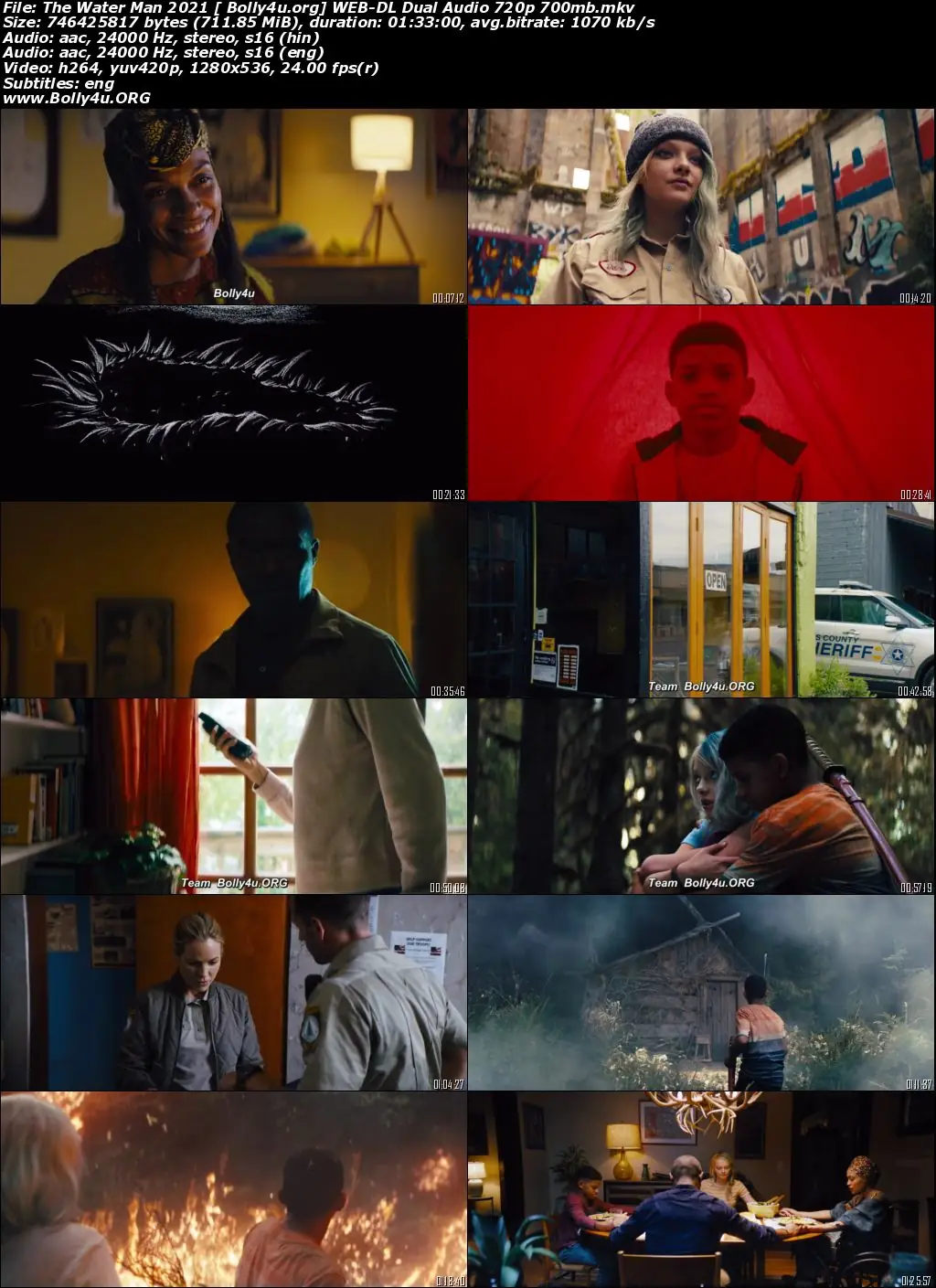 The Water Man 2021 WEB-DL 300Mb Hindi Dual Audio 480p Download