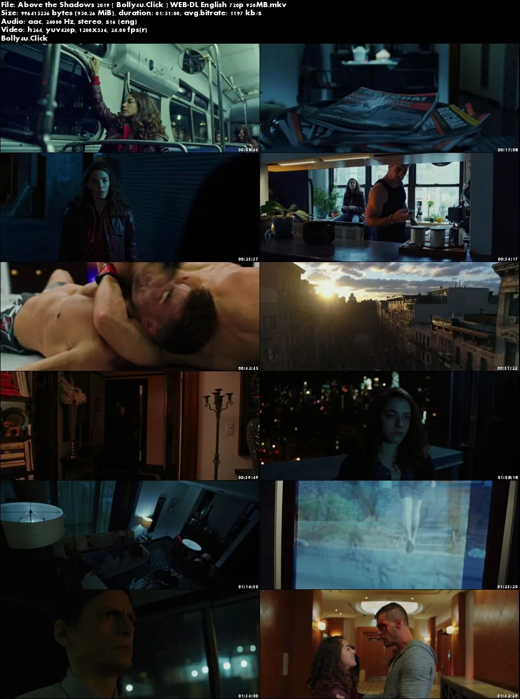 Above the Shadows 2019 WEB-DL 950MB English 720p Download