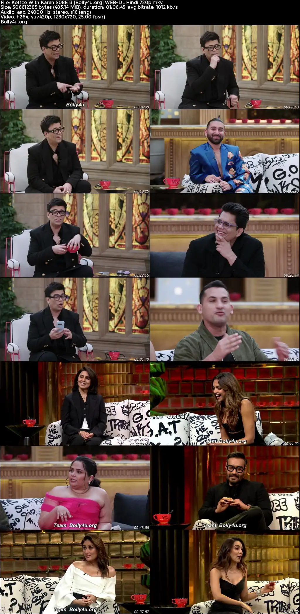 Koffee With Karan 2023 WEB-DL Hindi S08 Complete Download 720p