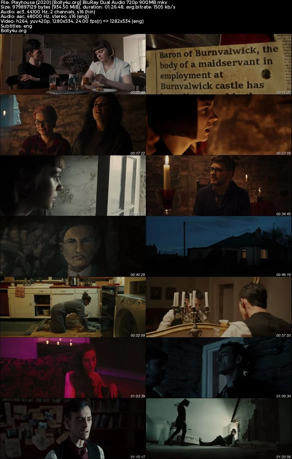 Playhouse 2020 BluRay Hindi Dual Audio Full Movie Download 720p  480p