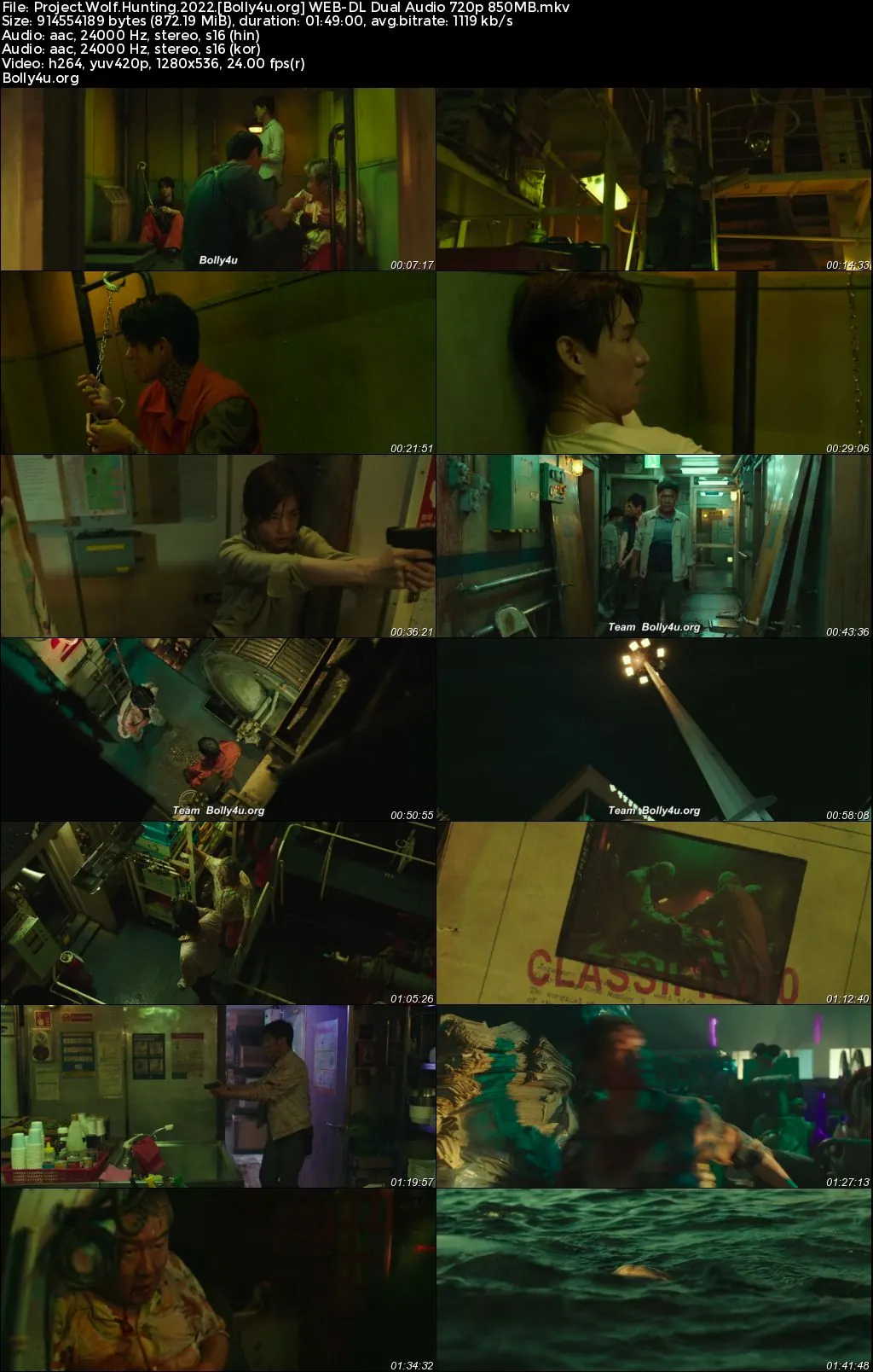 Project Wolf Hunting 2022 WEB-DL Hindi Dual Audio ORG Full Movie Download 1080p  720p  480p