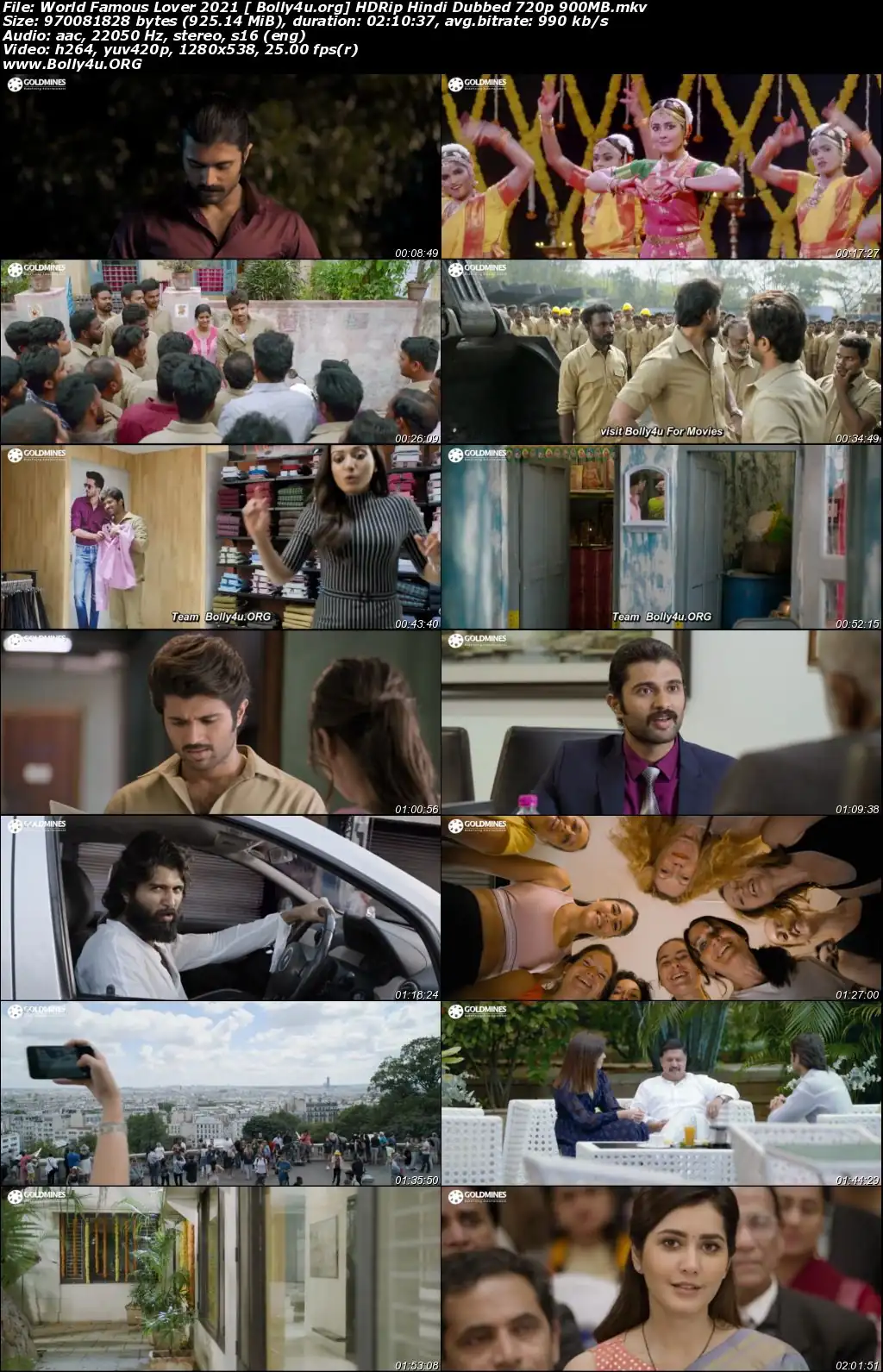 World Famous Lover 2021 HDRip 900Mb Hindi Dubbed 720p Download