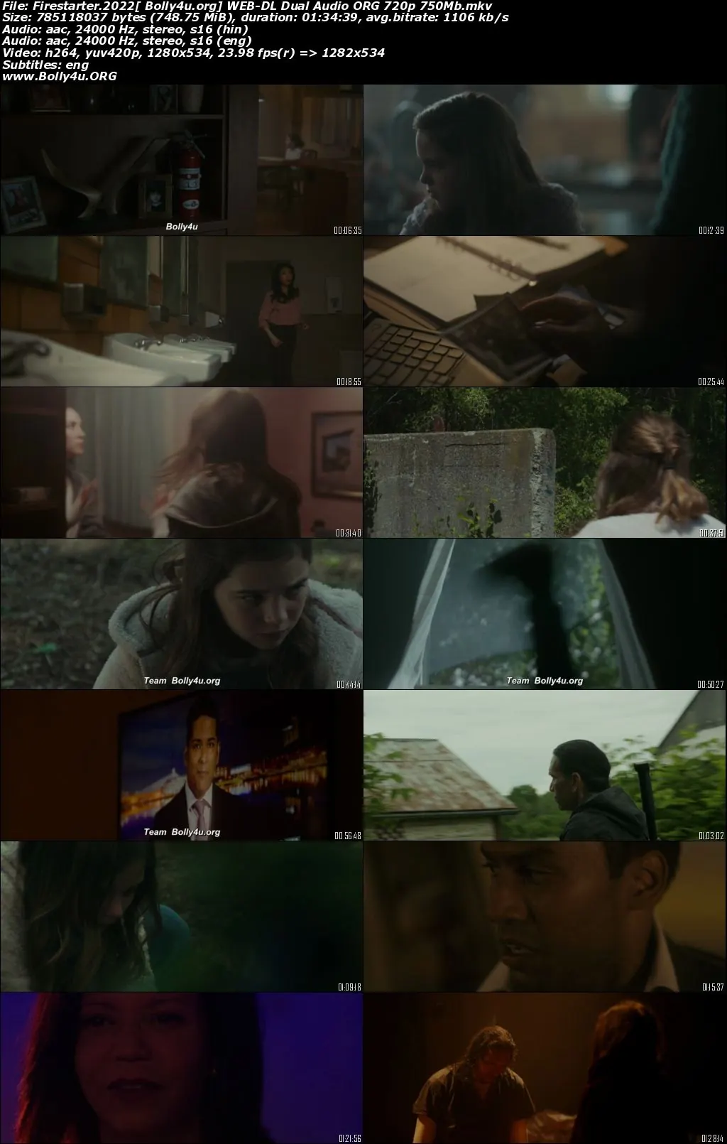 Firestarter 2022 WEB-DL Hindi Dual Audio ORG Full Movie Download 1080p  720p  480p