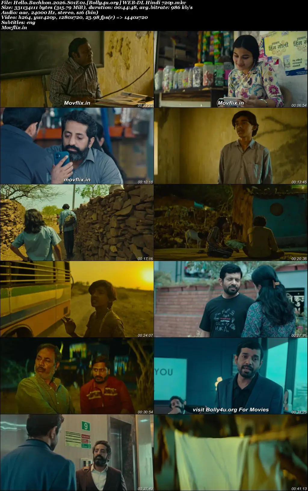 Hello Bachhon 2026 WEB-DL Hindi S01 Complete Download 720p  480p