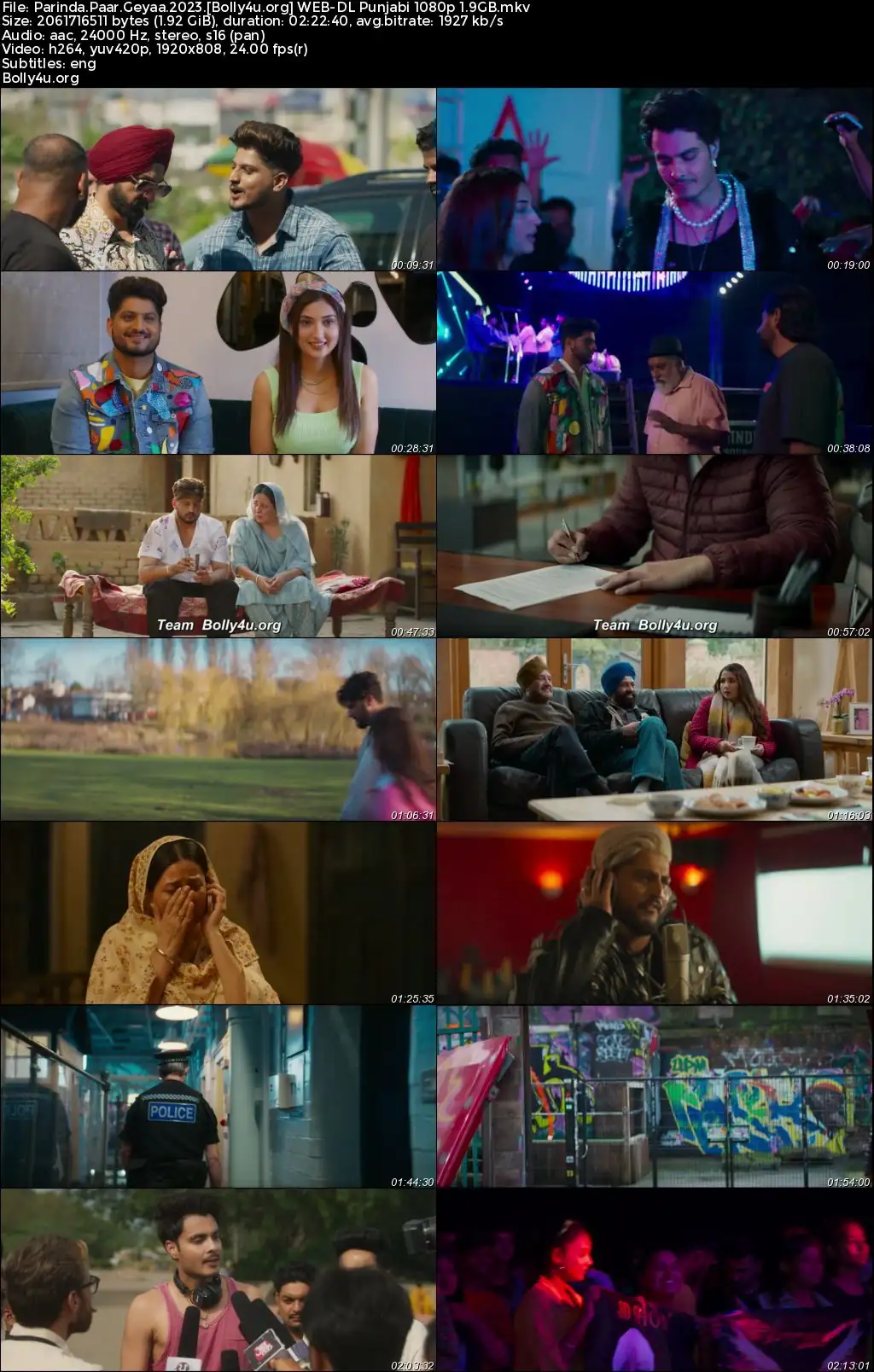 Parinda Paar Geyaa 2023 WEB-DL Punjabi Full Movie Download 1080p  720p  480p