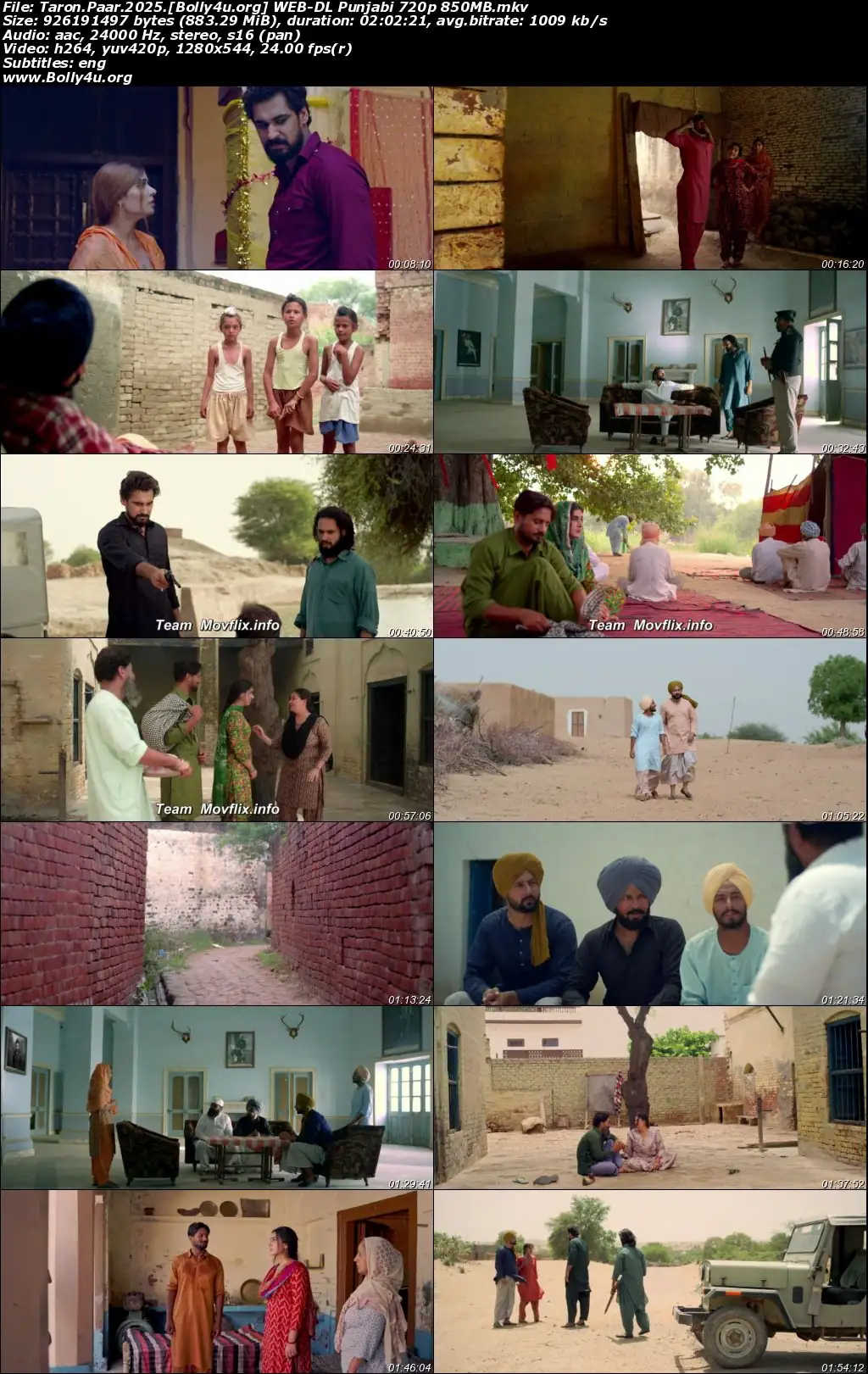 Taron Paar 2025 WEB-DL Punjabi Full Movie Download 1080p  720p  480p