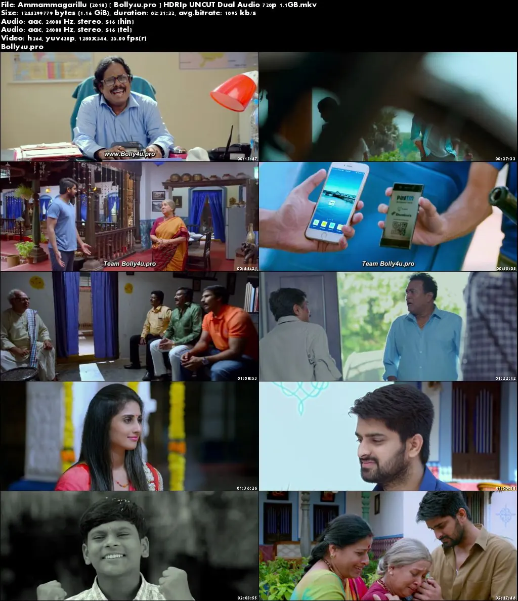 Ammammagarillu 2018 HDRip 450Mb UNCUT Hindi Dual Audio 480p Download Ammammagarillu 2018 HDRip 450Mb UNCUT Hindi Dual Audio 480p Download