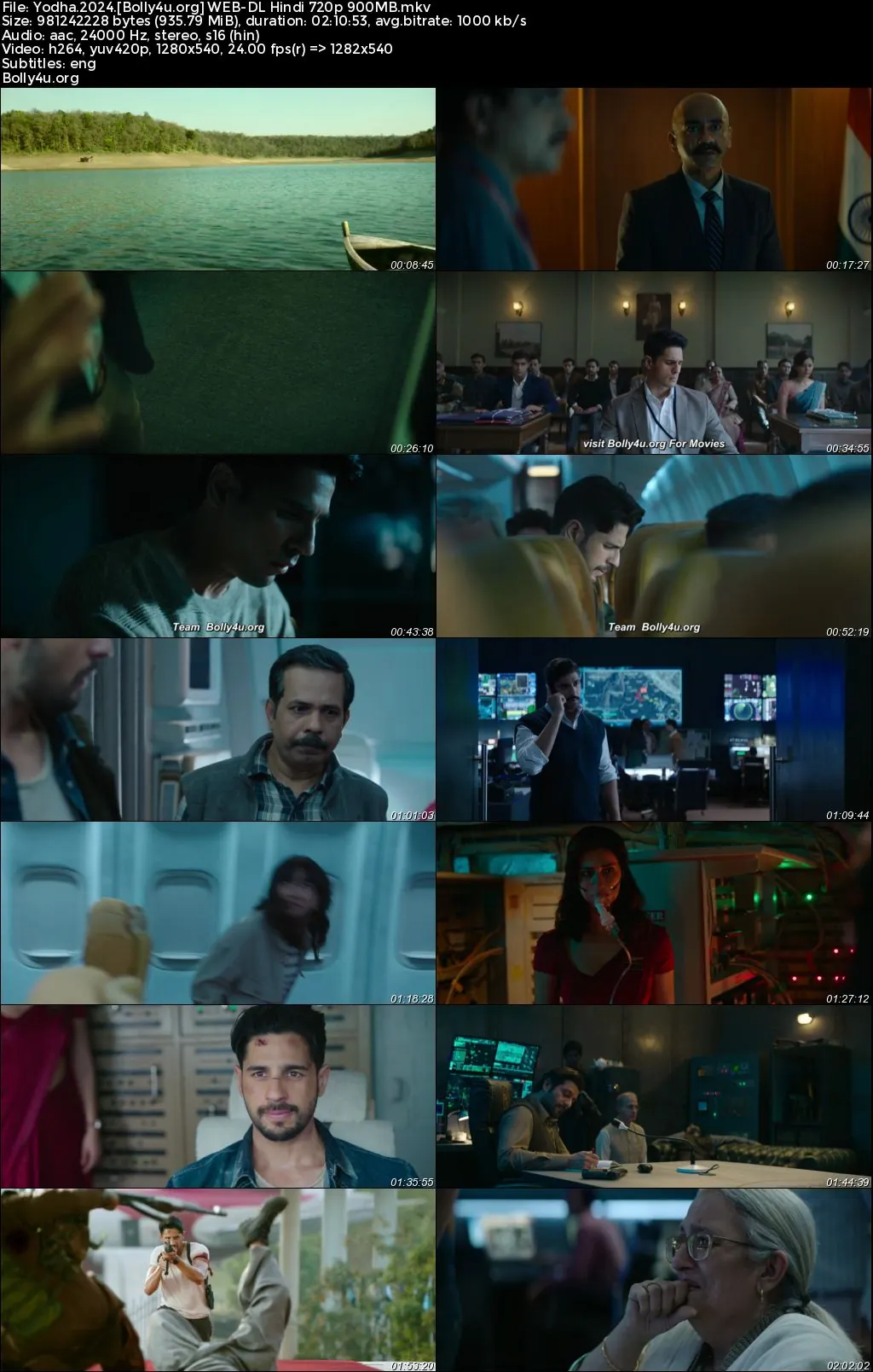 Yodha 2024 WEB-DL Hindi Full Movie Download 1080p  720p  480p