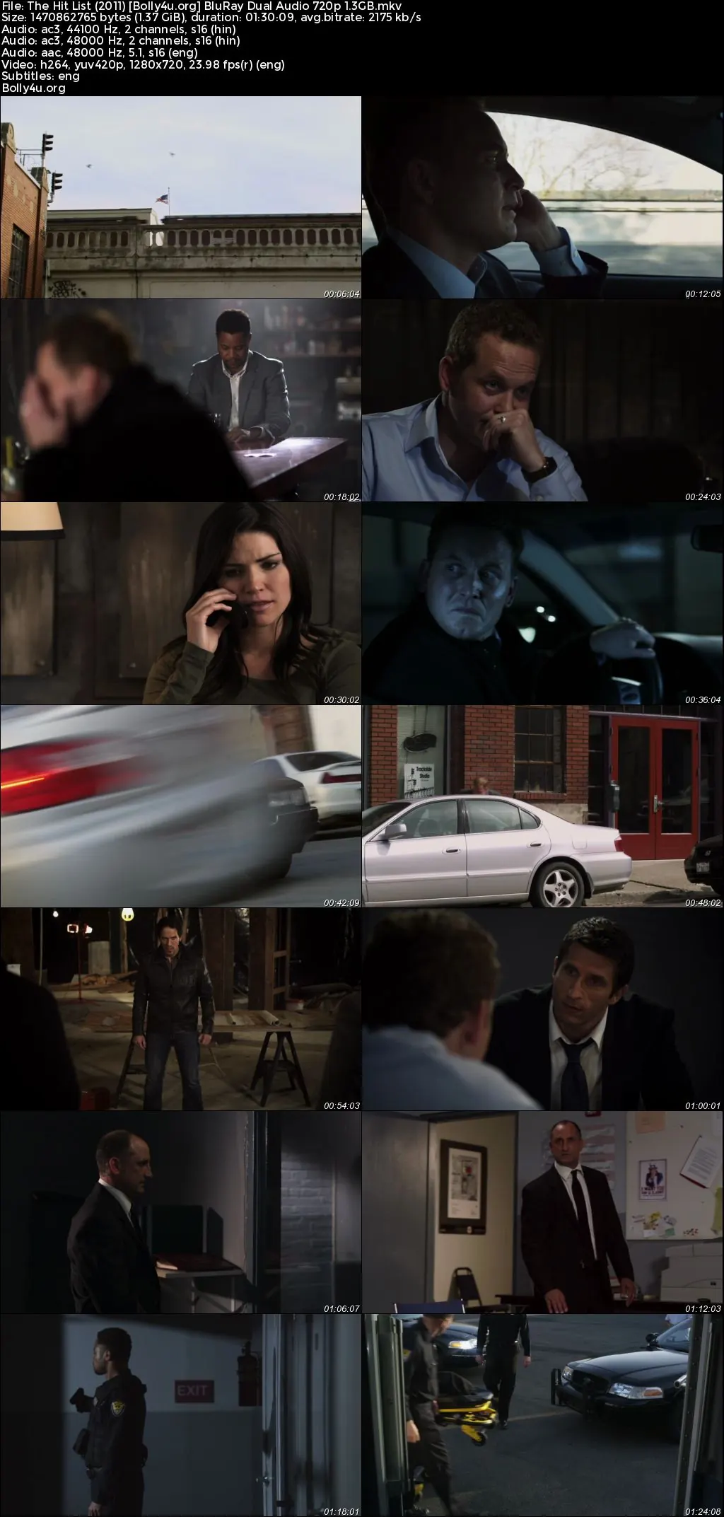 The Hit List 2011 BluRay Hindi Dual Audio Full Movie Download 720p  480p