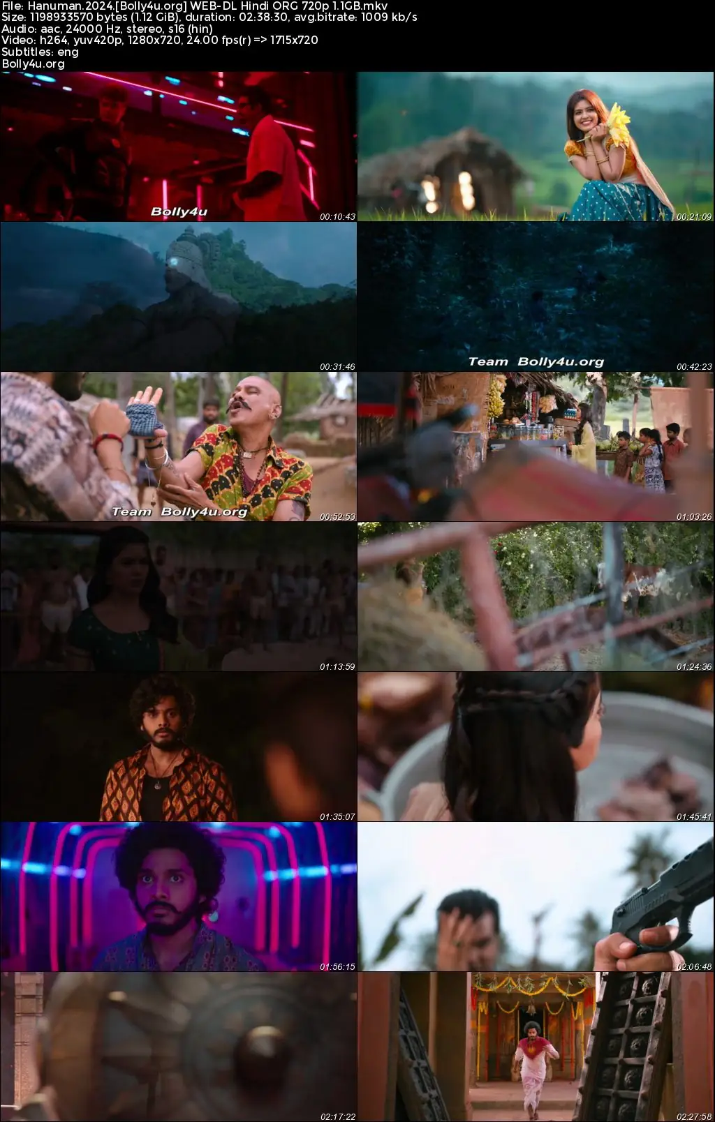 Hanu Man 2024 WEB-DL Hindi ORG Full Movie Download 1080p  720p  480p