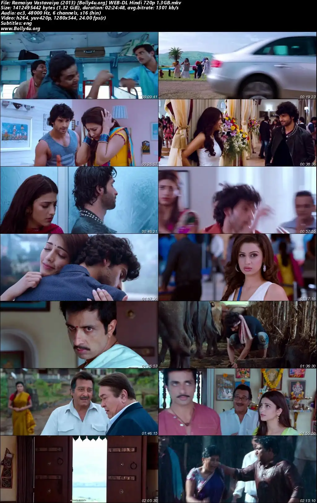 Ramaiya Vastavaiya 2013 WEB-DL Hindi Full Movie Download 720p  480p