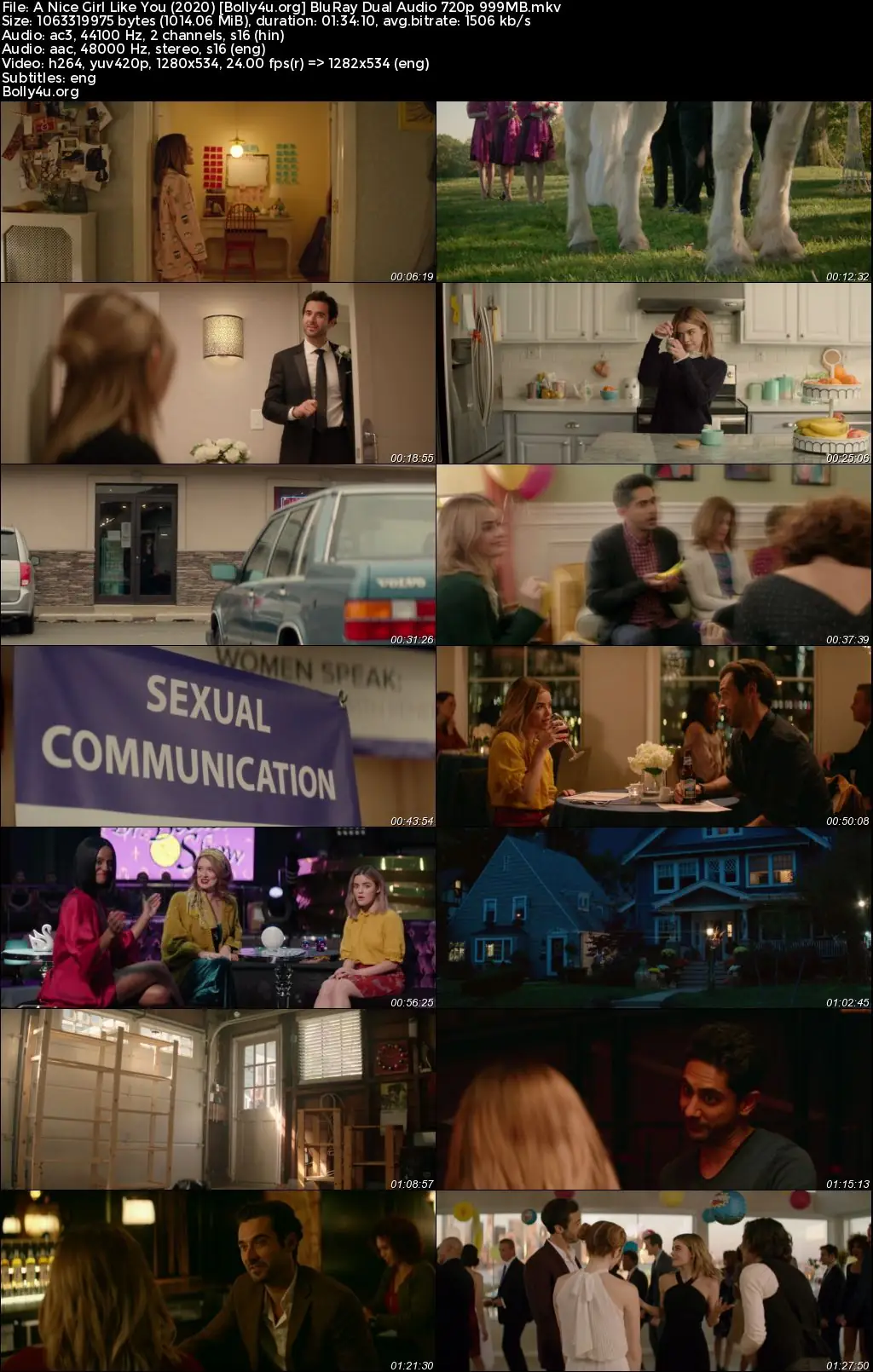 A Nice Girl Like You 2020 BluRay Hindi Dual Audio Full Movie Download 720p  480p