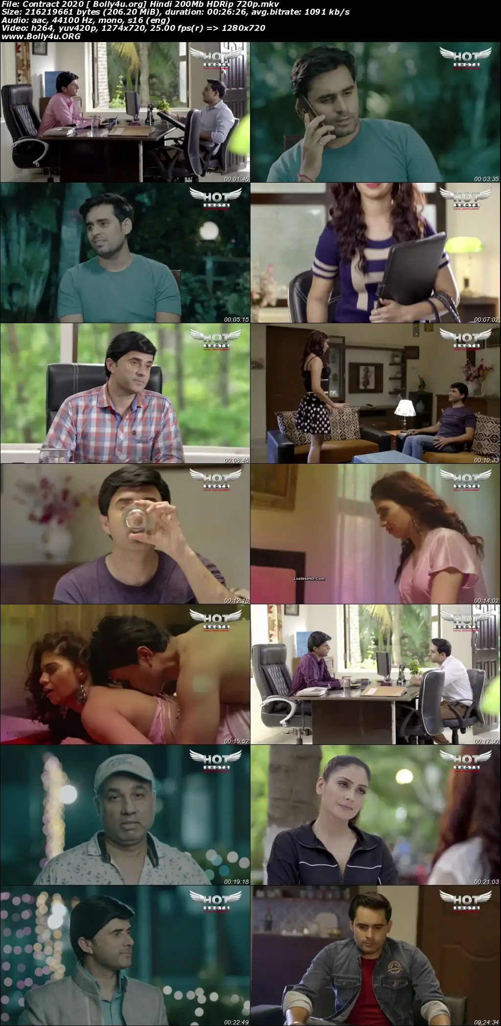 Contract 2020 HDRip 200Mb Hindi 720p Download