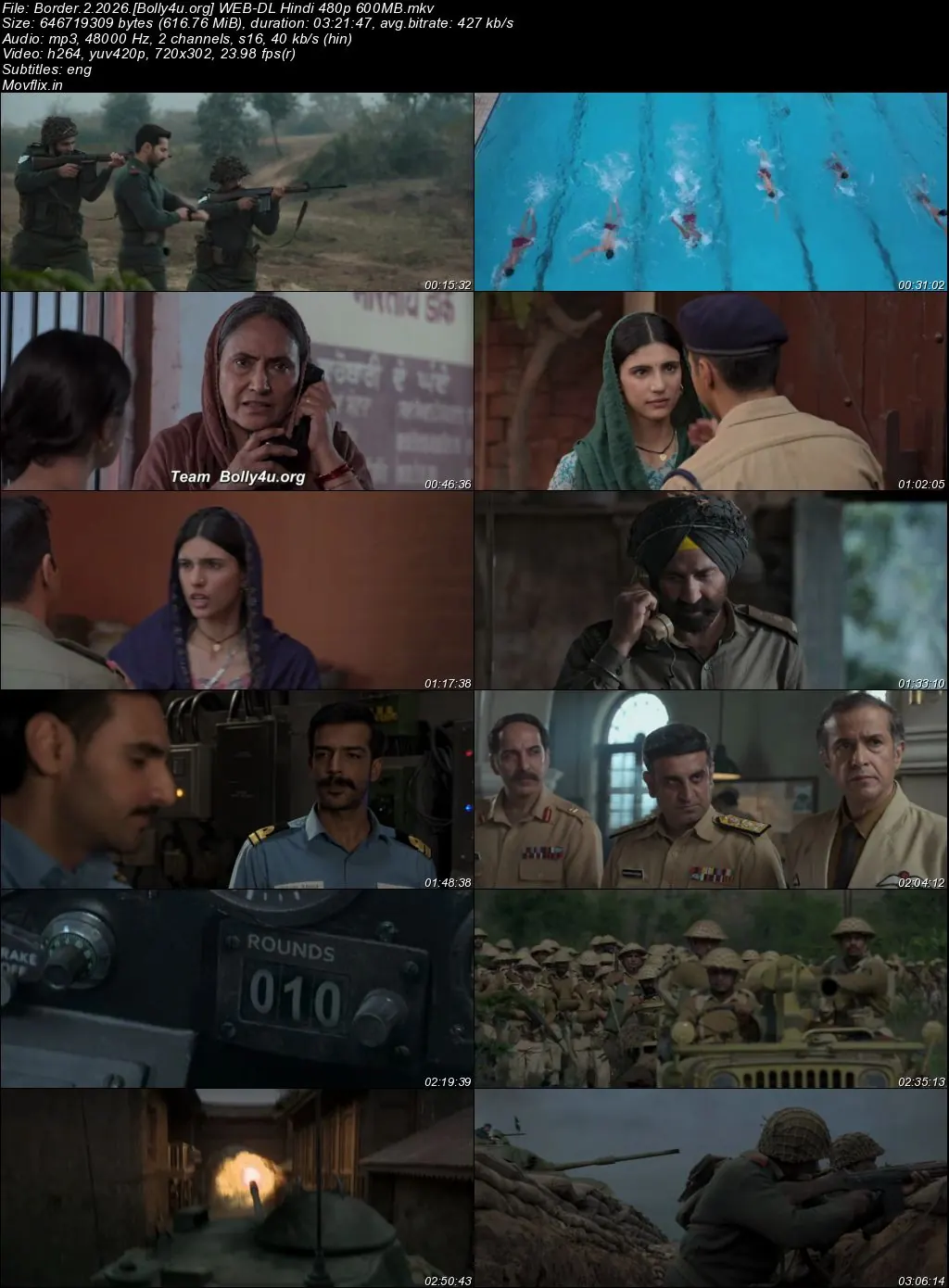 Border 2 2026 WEB-DL Hindi Full Movie Download 1080p  720p  480p