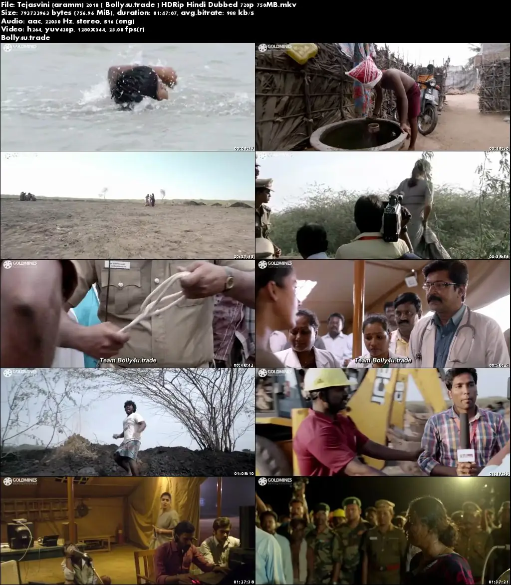 Tejasvini 2018 HDRip 750Mb Full Hindi Movie Download 720p