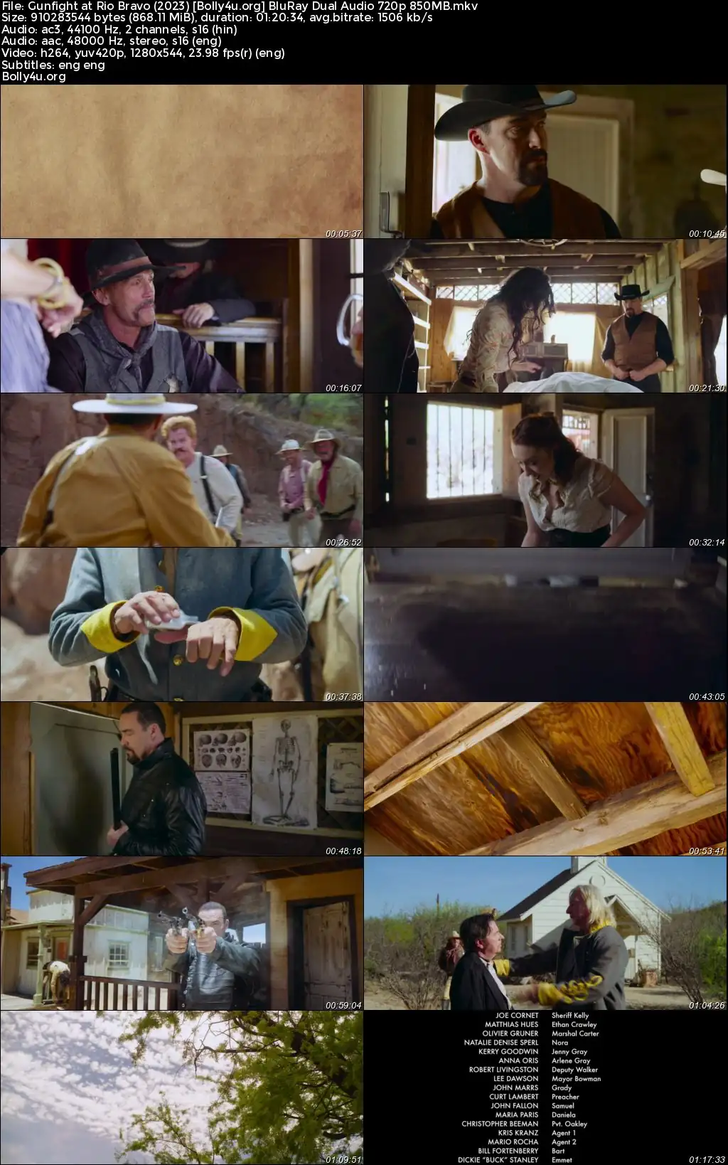 Gunfight at Rio Bravo 2023 BluRay Hindi Dual Audio Full Movie Download 720p  480p