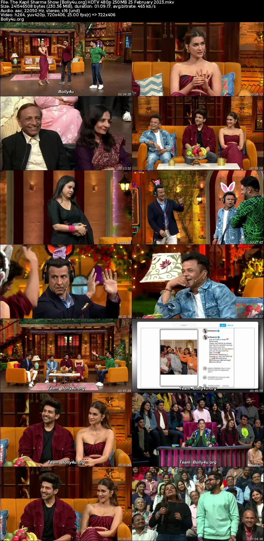 The Kapil Sharma Show HDTV 480p 250MB 25 February 2023 Download The Kapil Sharma Show HDTV 480p 250MB 25 February 2023 Download