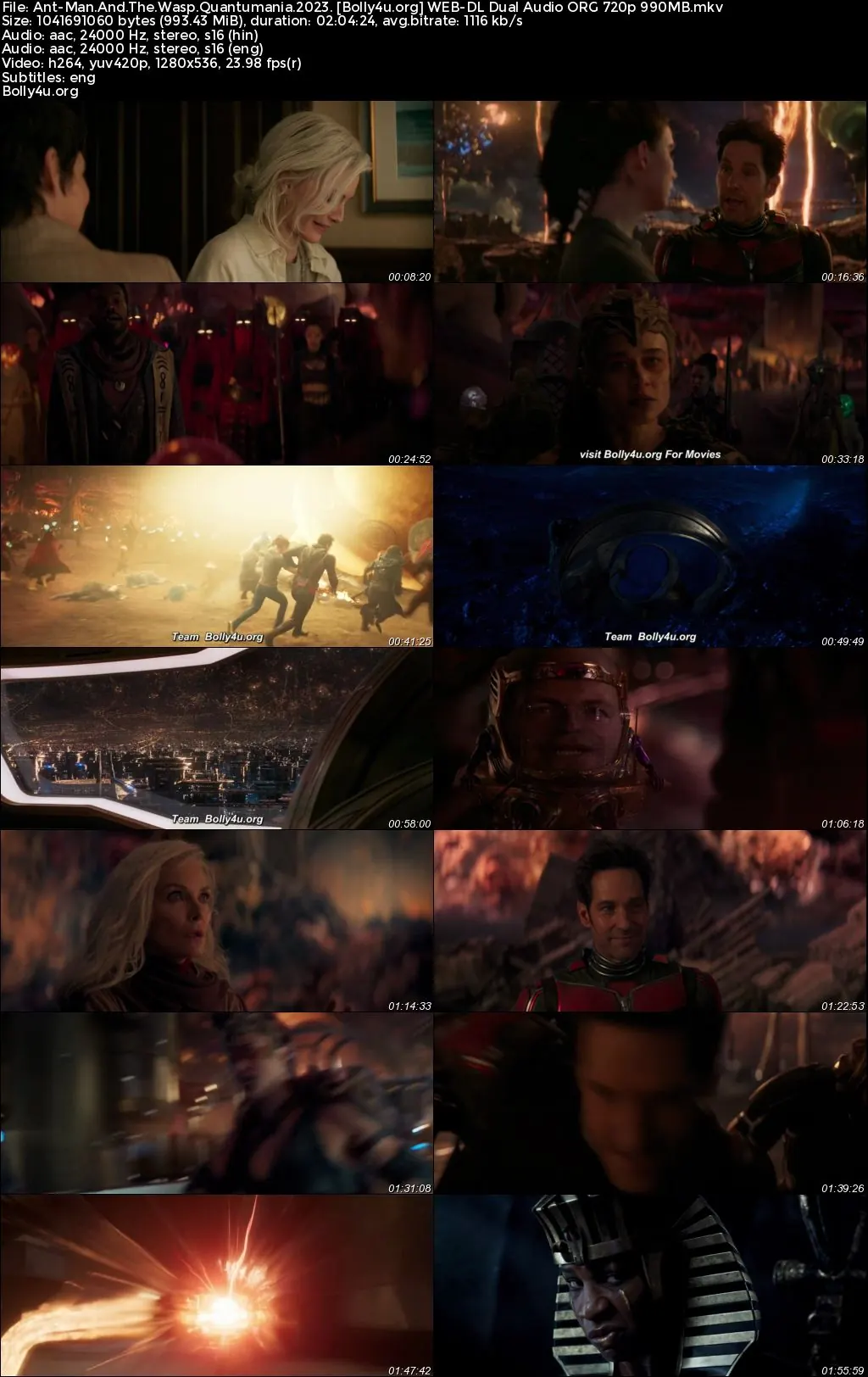 Ant-man and The Wasp Quantumania 2023 WEB-DL Hindi Dual Audio ORG Full Movie Download 1080p  720p  480p