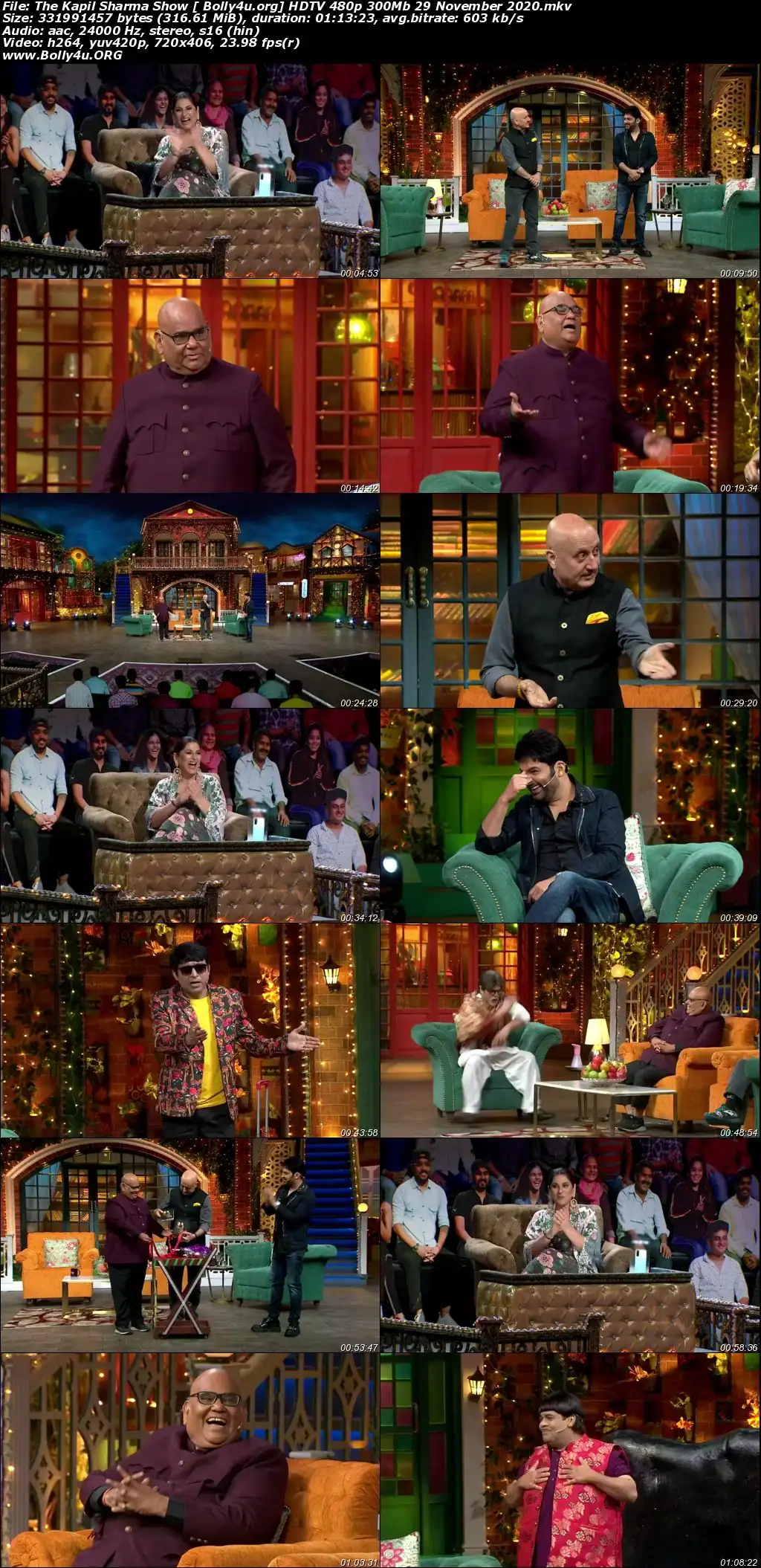 The Kapil Sharma Show HDTV 480p 300Mb 29 November 2020 Download