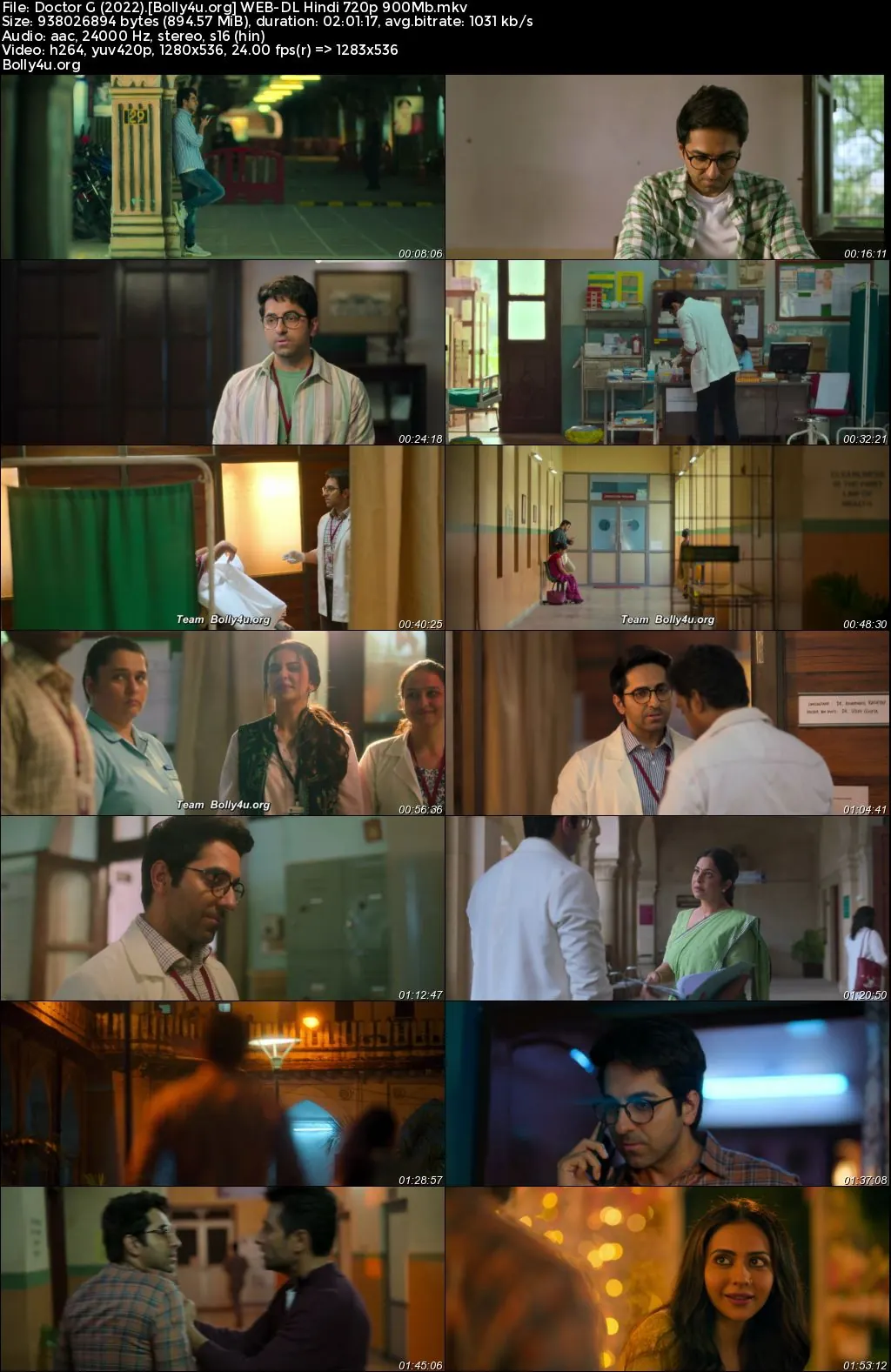 Doctor G 2022 WEB-DL Hindi Full Movie Download 1080p  720p  480p