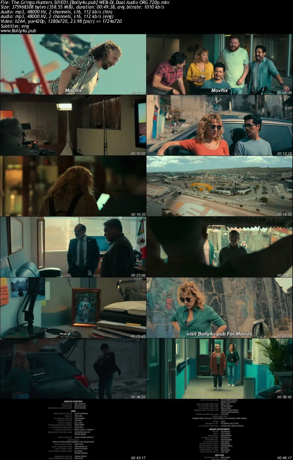 The Gringo Hunters 2025 WEB-DL Hindi Dual Audio ORG S01 Complete Download 720p  480p