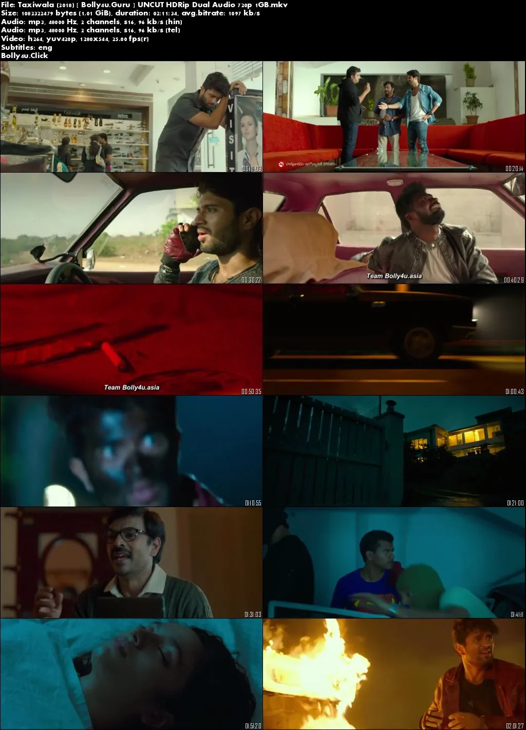 Taxiwala 2018 HDRip 450MB UNCUT Hindi Dual Audio 480p Download