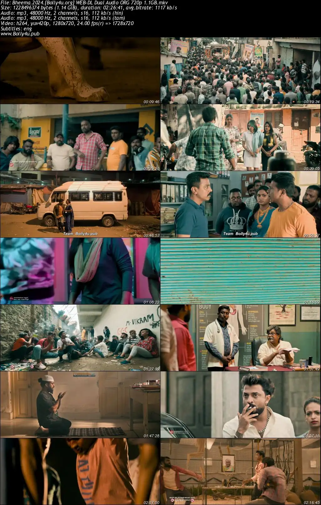 Bheema 2024 WEB-DL UNCUT Hindi Dual Audio ORG Full Movie Download 1080p  720p  480p