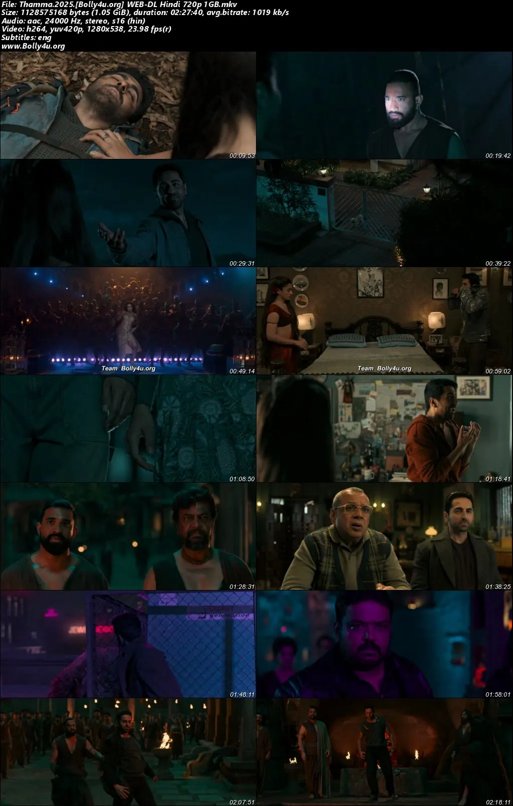 Thamma 2025 WEB-DL Hindi Full Movie Download 1080p  720p  480p