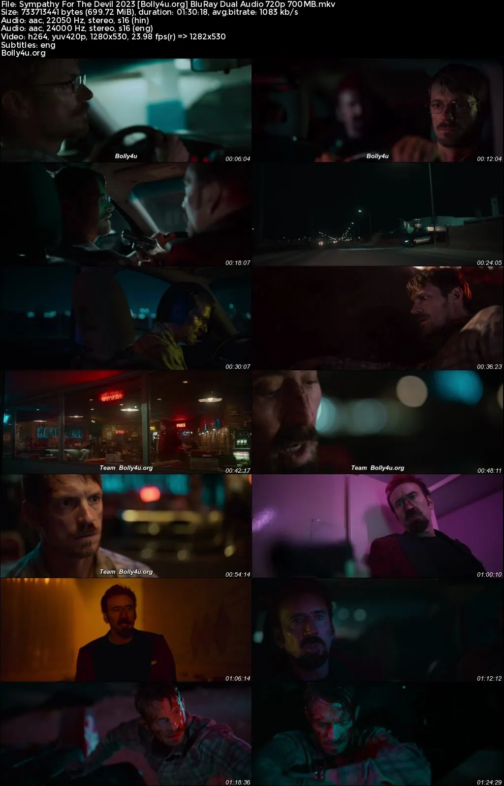 Sympathy For The Devil 2023 BluRay Hindi Dual Audio ORG Full Movie Download 1080p  720p  480p