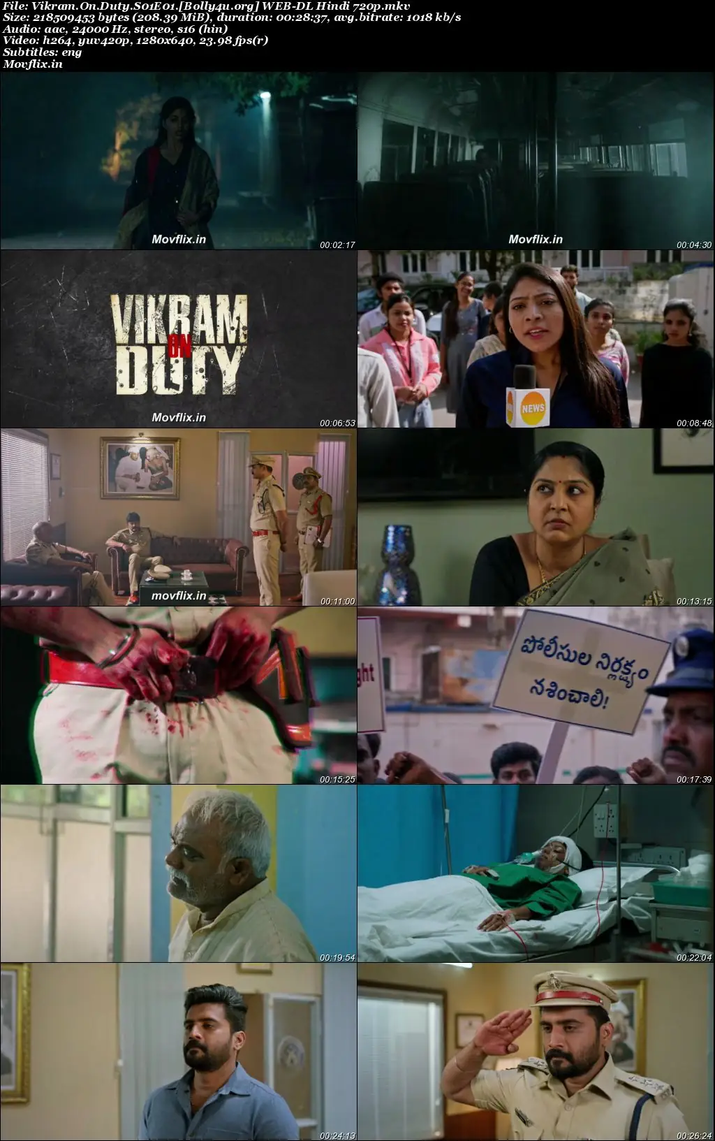 Vikram On Duty 2026 WEB-DL Hindi S01 Complete Download 720p