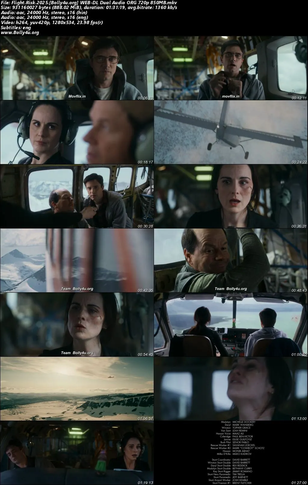 Flight Risk 2025 WEB-DL Hindi Dual Audio ORG Full Movie Download 1080p  720p  480p