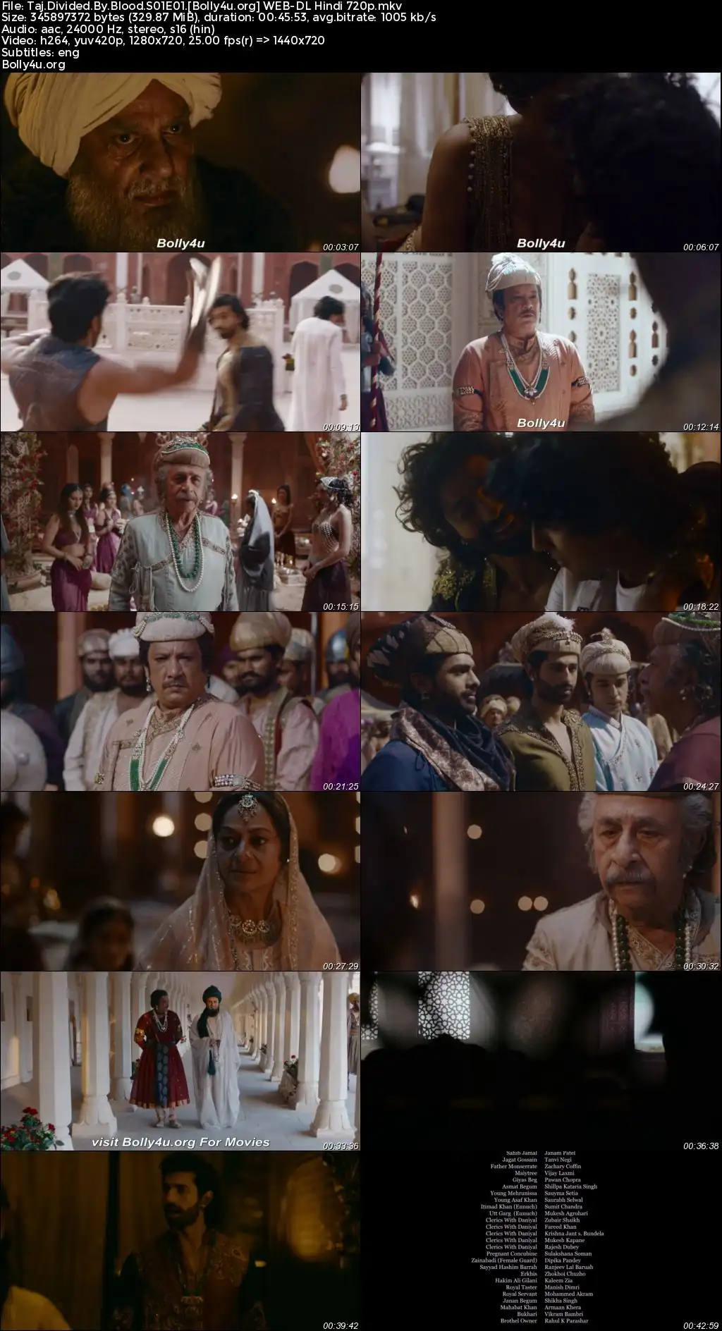 Taj Divided By Blood 2023 WEB-DL Hindi S01 Complete Download 720p  480p
