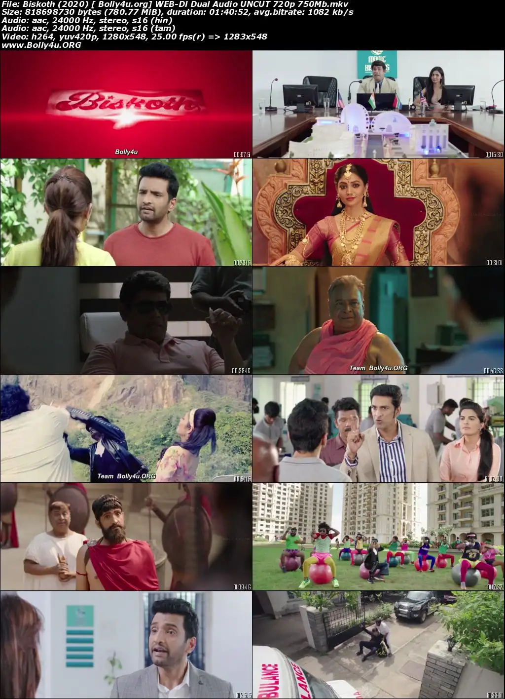 Biskoth 2020 WEB-DL 350Mb UNCUT Hindi Dual Audio 480p Download