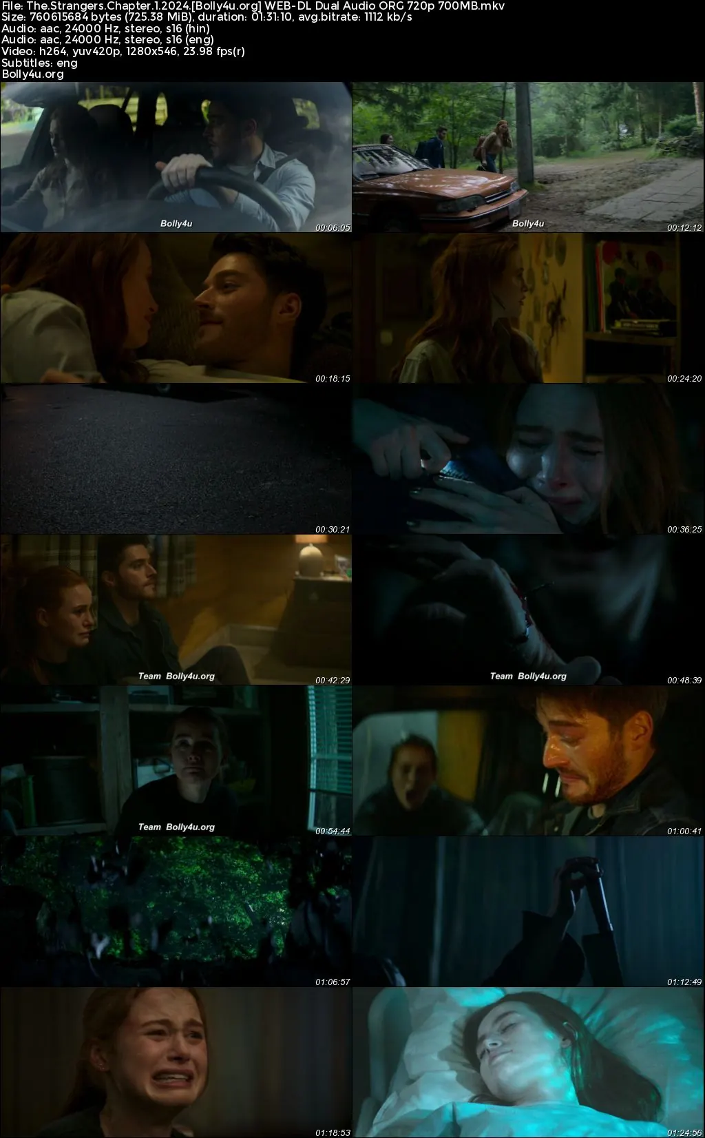 The Strangers Chapter 1 2024 WEB-DL Hindi Dual Audio ORG Full Movie Download 1080p  720p  480p