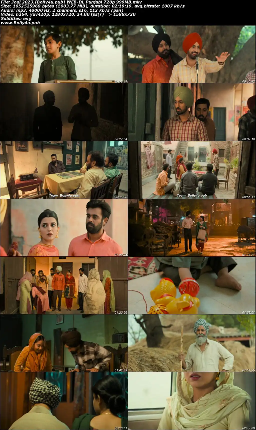 Jodi 2023 WEB-DL Punjabi Full Movie Download 1080p  720p  480p